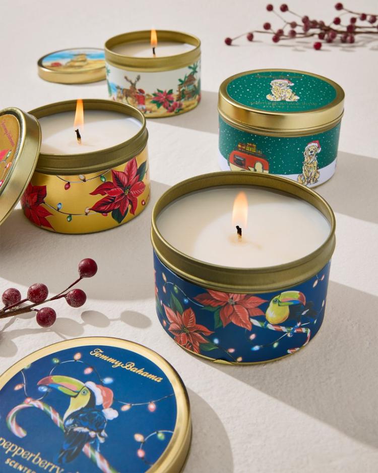 Beach &amp; Home Candles &amp; Diffusers | Tommy Bahama Cypress Grove 6-oz. Travel Candle Tin Multicolor