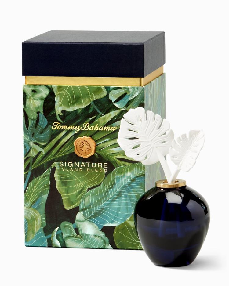 Beach &amp; Home Candles &amp; Diffusers | Tommy Bahama Island Blend Villa Fronds Porcelain Leaf Diffuser Island Blend