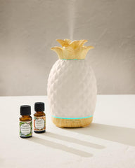 Beach &amp; Home Candles &amp; Diffusers | Tommy Bahama Pineapple Cilantro Ceramic Pineapple Diffuser Oil Refill Set Pineapple Cilantro