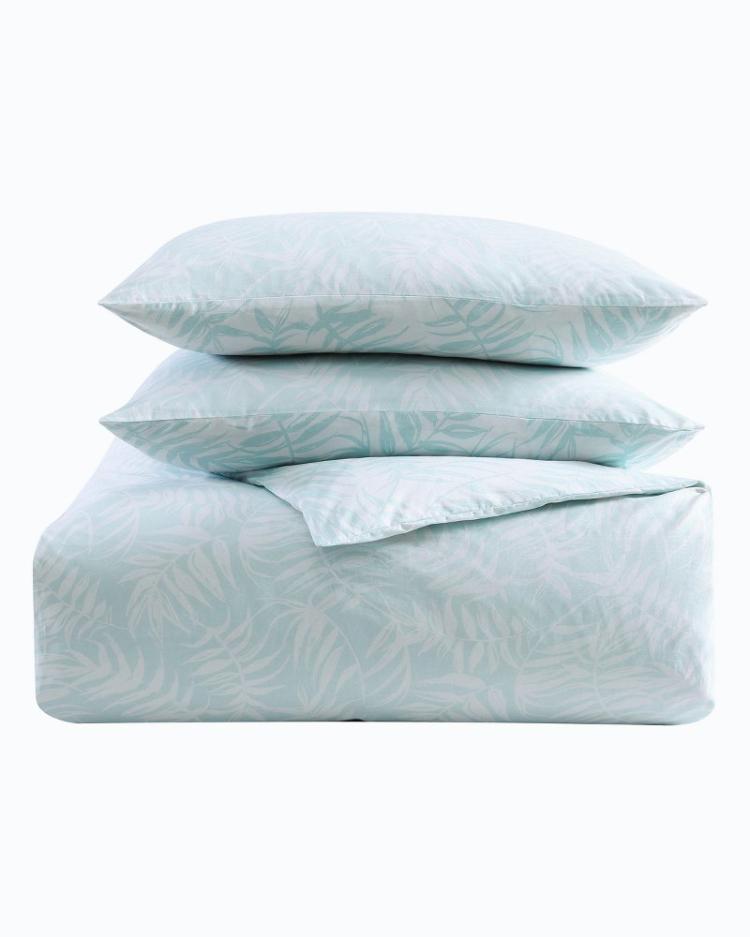 Beach &amp; Home Comforters &amp; Duvets | Tommy Bahama Art Of Palms 3-Piece Full/Queen Comforter Set Blue