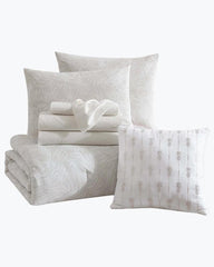 Beach &amp; Home Comforters &amp; Duvets | Tommy Bahama Art Of Palms 8-Piece King Bed Set Beige