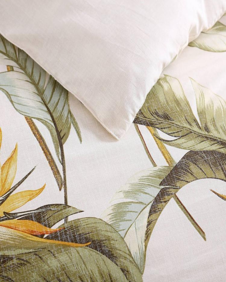 Beach &amp; Home Comforters &amp; Duvets | Tommy Bahama Birds Of Paradise 5-Piece King Comforter Set Ivory Cream