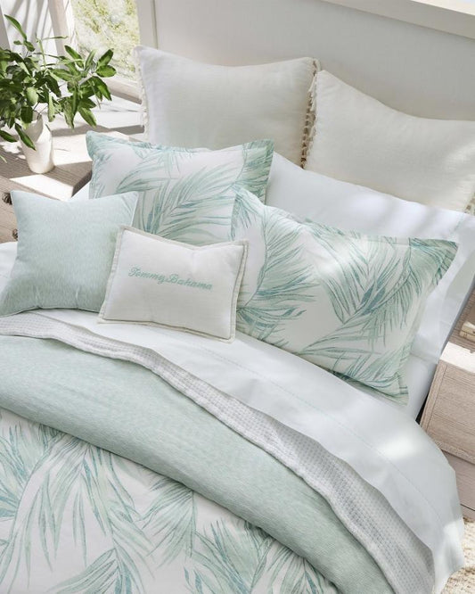 Beach &amp; Home Comforters &amp; Duvets | Tommy Bahama Canyon Palms 5-Piece Full/Queen Comforter Set Green