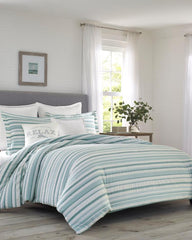 Beach &amp; Home Comforters &amp; Duvets | Tommy Bahama Clearwater Cay 3-Piece King Comforter Set Blue/silver