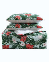 Beach &amp; Home Comforters &amp; Duvets | Tommy Bahama Festive Palms Reversible King 3-Piece Comforter Set Multicolor