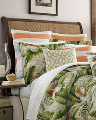 Beach &amp; Home Comforters &amp; Duvets | Tommy Bahama Palmiers Queen Comforter Set Green