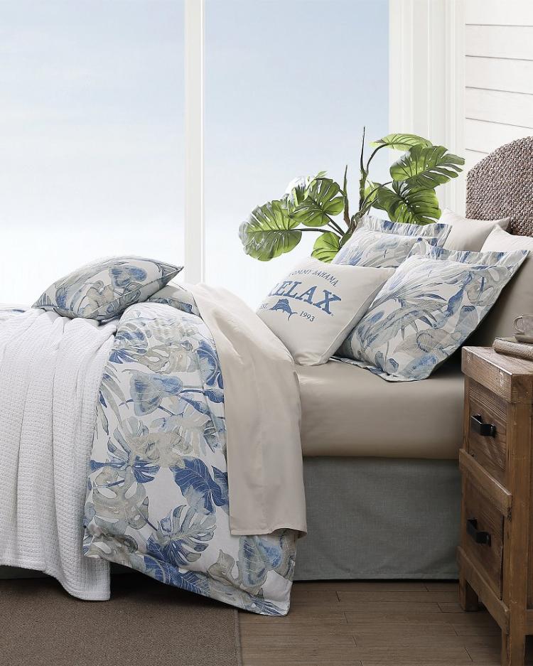 Beach &amp; Home Comforters &amp; Duvets | Tommy Bahama Raw Coast 3-Piece Queen Comforter Set Blue