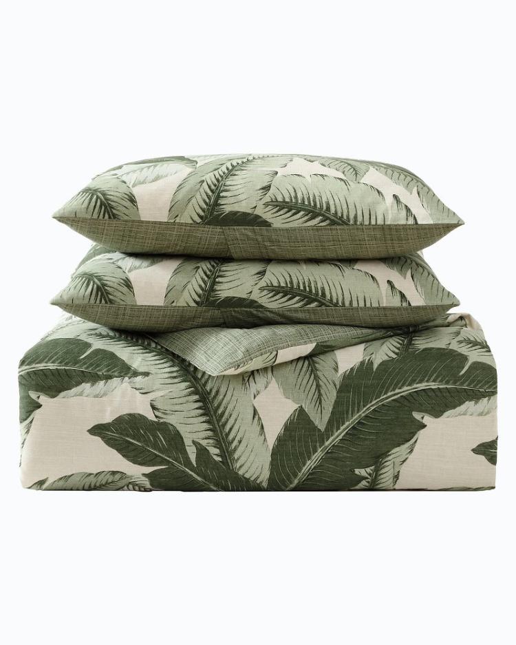 Beach &amp; Home Comforters &amp; Duvets | Tommy Bahama Vintage Palms 3-Piece Full/Queen Comforter Set Jungle