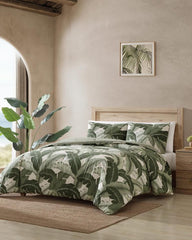 Beach &amp; Home Comforters &amp; Duvets | Tommy Bahama Vintage Palms 3-Piece Full/Queen Comforter Set Jungle