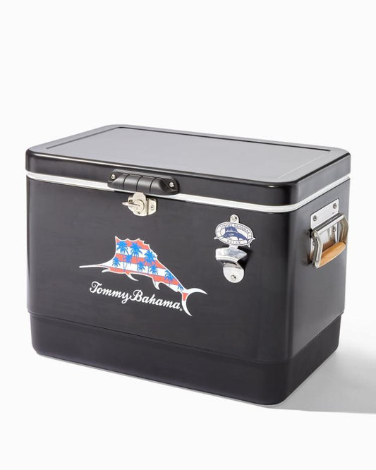 Beach &amp; Home Coolers | Tommy Bahama Palm Marlin Black 54-Quart Cooler Black