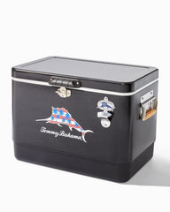 Beach &amp; Home Coolers | Tommy Bahama Palm Marlin Black 54-Quart Cooler Black