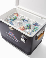 Beach &amp; Home Coolers | Tommy Bahama Palm Marlin Black 54-Quart Cooler Black