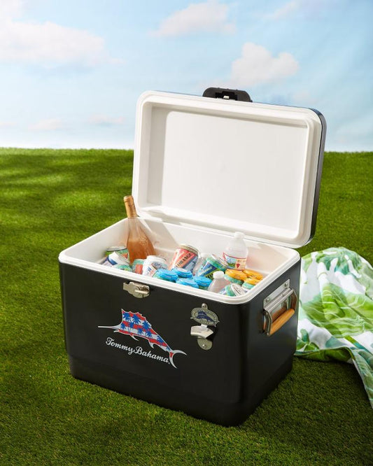 Beach &amp; Home Coolers | Tommy Bahama Palm Marlin Black 54-Quart Cooler Black