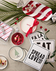 Beach &amp; Home Drinkware &amp; Bar | Tommy Bahama Beaded Peppermint Napkin Box Set Silver