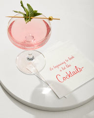 Beach &amp; Home Drinkware &amp; Bar | Tommy Bahama Beginning To Look Like Cocktails Napkins White