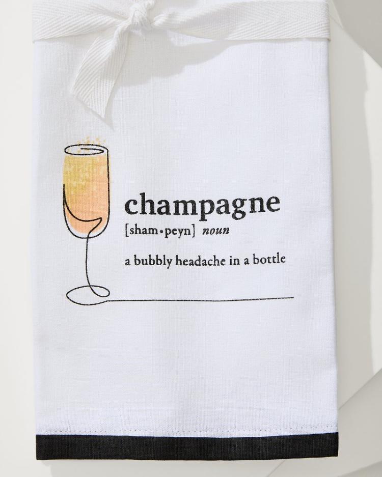 Beach &amp; Home Drinkware &amp; Bar | Tommy Bahama Champagne Bar Towel White