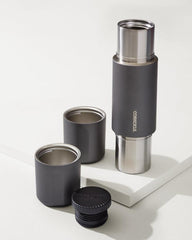 Beach &amp; Home Drinkware &amp; Bar | Tommy Bahama Corkcicle® 36-oz. Travel Thermos With Built-In Cups Slate