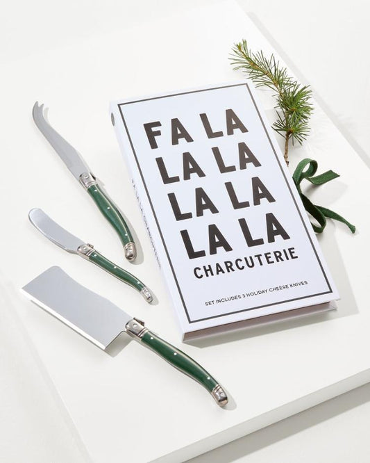 Beach &amp; Home Drinkware &amp; Bar | Tommy Bahama Fa-La-La Charcuterie Knives Set Green