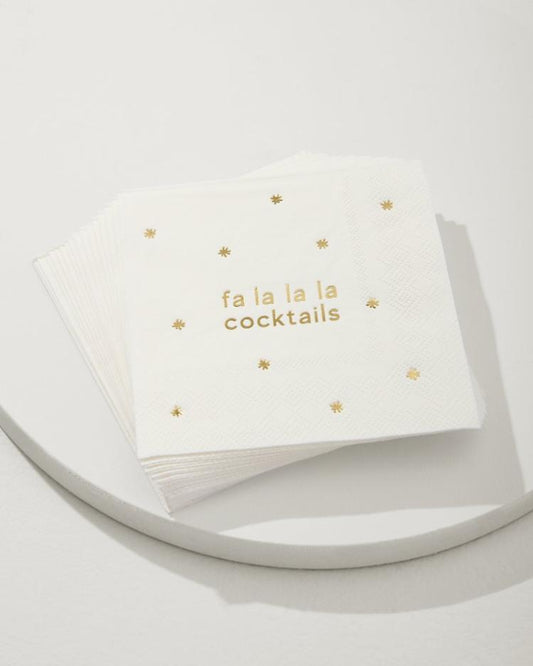 Beach &amp; Home Drinkware &amp; Bar | Tommy Bahama Fa-La-La Cocktail Napkins White