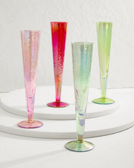 Beach &amp; Home Drinkware &amp; Bar | Tommy Bahama Luster Champagne Glasses — Set Of 4 Multicolor