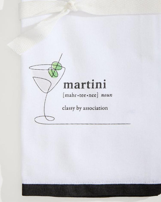Beach &amp; Home Drinkware &amp; Bar | Tommy Bahama Martini Bar Towel White
