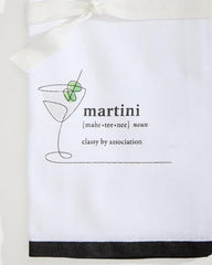 Beach &amp; Home Drinkware &amp; Bar | Tommy Bahama Martini Bar Towel White