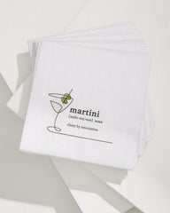 Beach &amp; Home Drinkware &amp; Bar | Tommy Bahama Martini Cocktail Napkins White