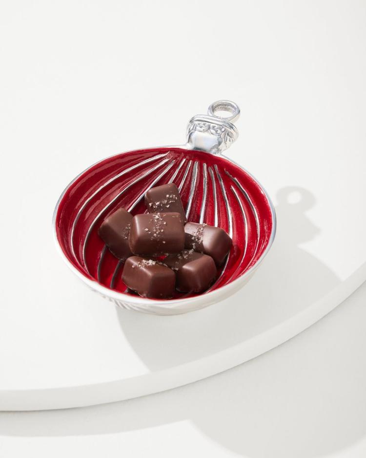 Beach &amp; Home Drinkware &amp; Bar | Tommy Bahama Red Ornament Candy Dish Red