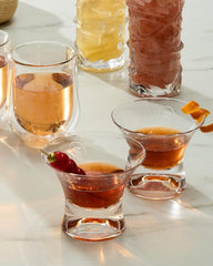 Beach &amp; Home Drinkware &amp; Bar | Tommy Bahama Tommy Bahama Crystal Manhattan Glasses Clear