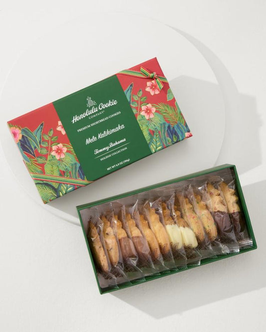Beach &amp; Home Drinkware &amp; Bar | Tommy Bahama Tommy Bahama X Honolulu Cookie Company® Mele Kalikimaka Gift Box Red