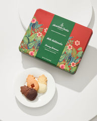 Beach &amp; Home Drinkware &amp; Bar | Tommy Bahama Tommy Bahama X Honolulu Cookie Company® Mele Kalikimaka Gift Tin Red