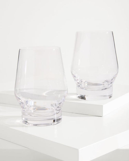 Beach &amp; Home Drinkware &amp; Bar | Tommy Bahama Viski® Heavy Base Crystal Whiskey Glasses - Set Of 2 Clear