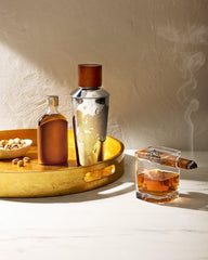 Beach &amp; Home Drinkware &amp; Bar | Tommy Bahama Viski® Parker Leather Flask Brown