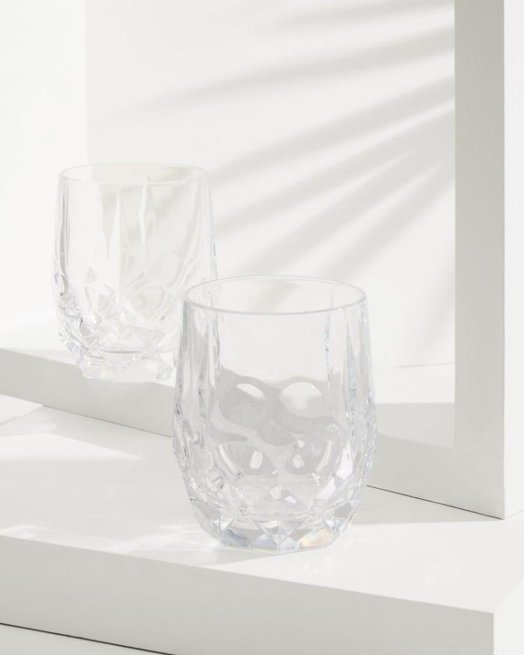 Beach &amp; Home Drinkware &amp; Bar | Tommy Bahama Viski® Reserve Bruno Crystal Cocktail Glasses- Set Of 2 Clear