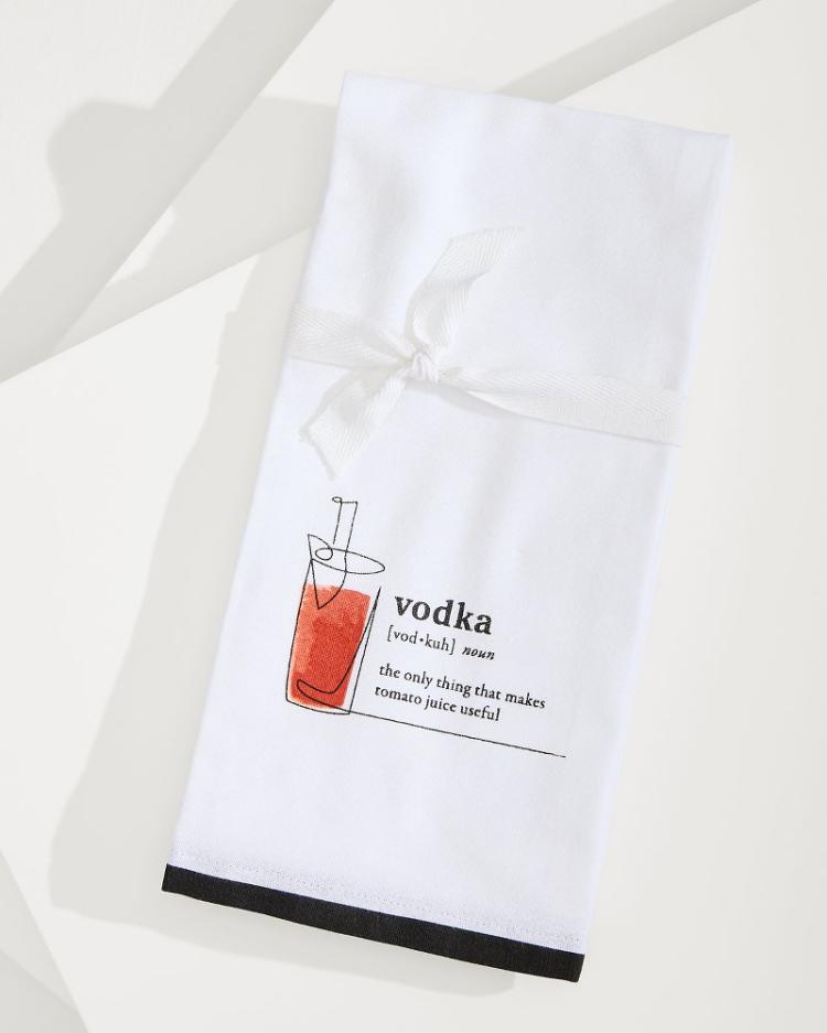 Beach &amp; Home Drinkware &amp; Bar | Tommy Bahama Vodka Bar Towel White