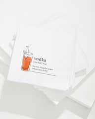 Beach &amp; Home Drinkware &amp; Bar | Tommy Bahama Vodka Cocktail Napkins White