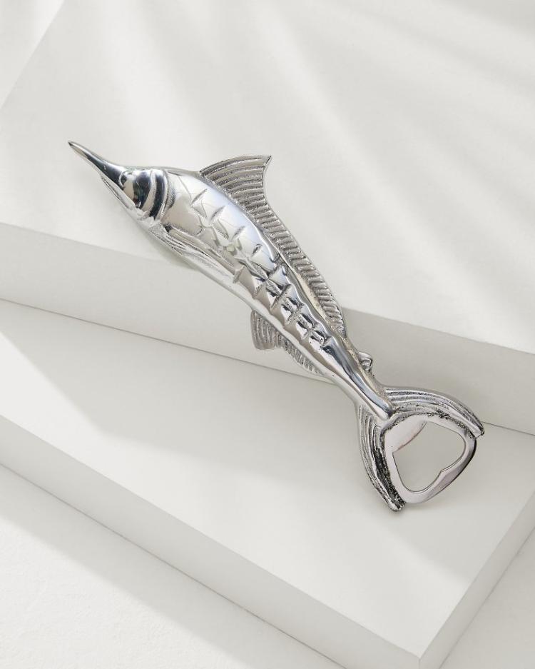 Beach &amp; Home Outdoor Accessories | Tommy Bahama Marlin Bottle Opener Silver