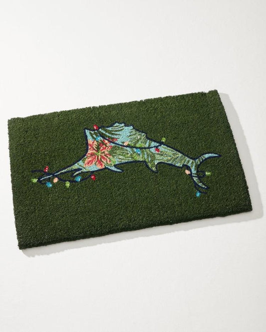 Beach &amp; Home Outdoor Accessories | Tommy Bahama Marlin Lights Coir Door Mat Multicolor