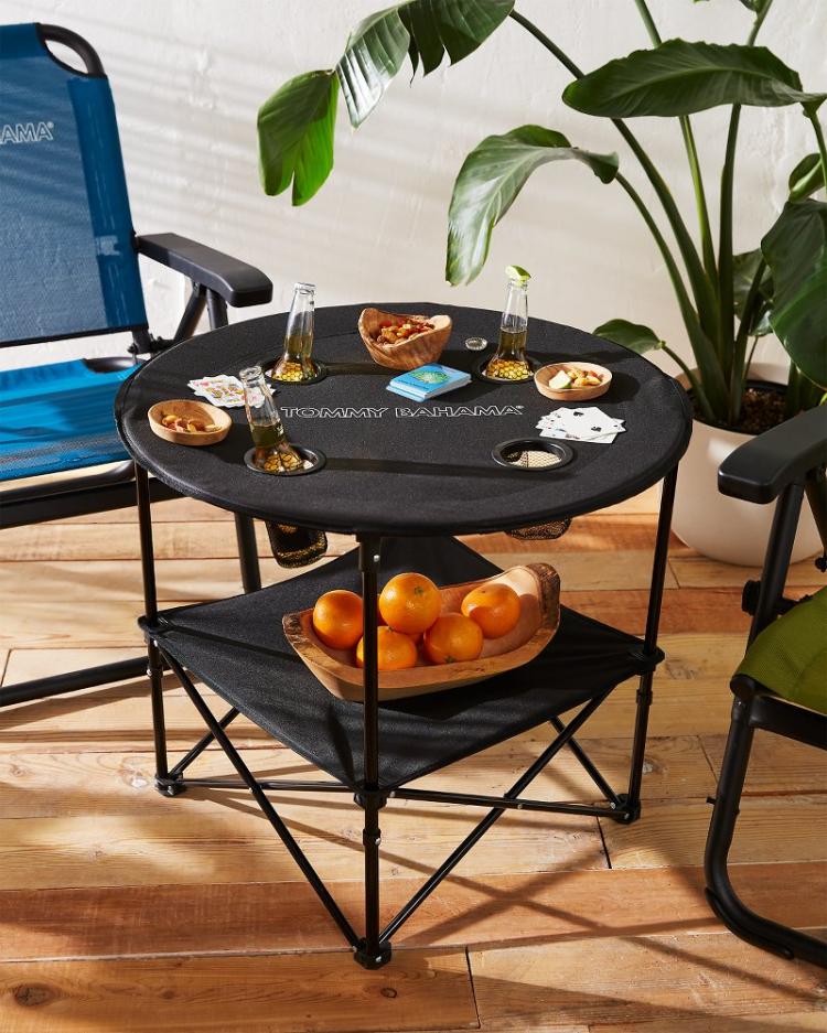 Beach &amp; Home Outdoor Accessories | Tommy Bahama Tommy Bahama 28-Inch Excursion Table Black