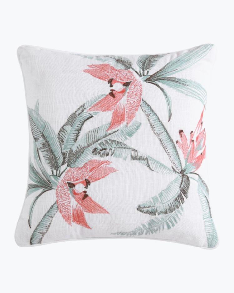 Beach &amp; Home Pillows &amp; Shams | Tommy Bahama Acapulco Palms Embroidered Pillow Green