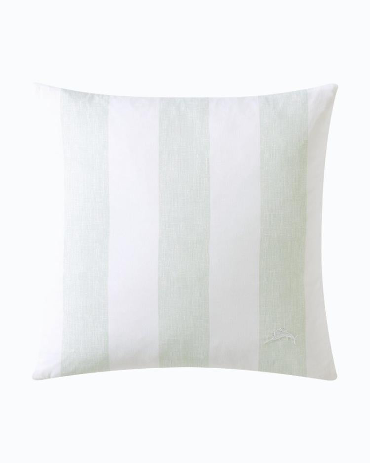 Beach &amp; Home Pillows &amp; Shams | Tommy Bahama Awning Stripe Green Decorative Pillow Green