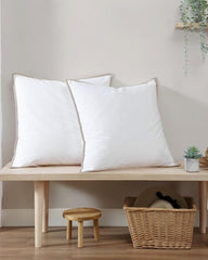Beach &amp; Home Pillows &amp; Shams | Tommy Bahama Bahama Basic Canvas White European Shams - Set Of 2 White