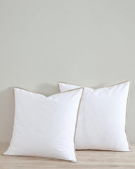 Beach &amp; Home Pillows &amp; Shams | Tommy Bahama Bahama Basic Canvas White European Shams - Set Of 2 White