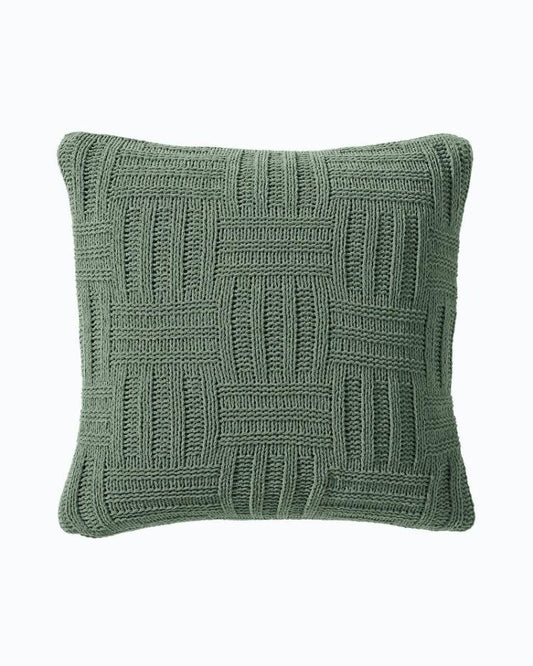 Beach &amp; Home Pillows &amp; Shams | Tommy Bahama Chain Basket Decorative Pillow Green