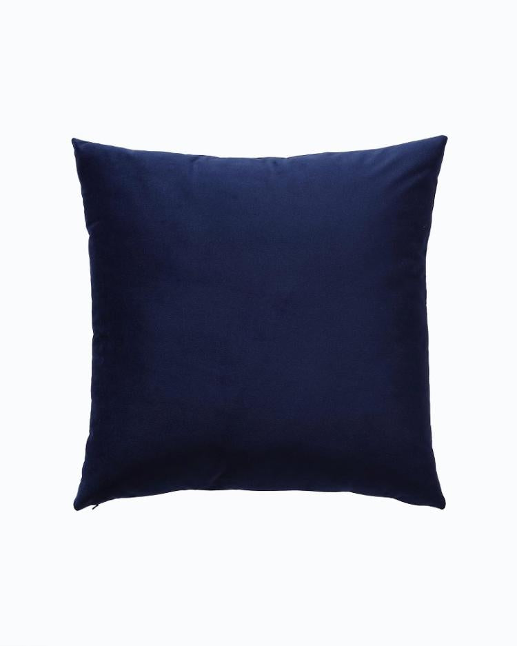 Beach &amp; Home Pillows &amp; Shams | Tommy Bahama Holiday Retriever Velvet Decorative Pillow Navy