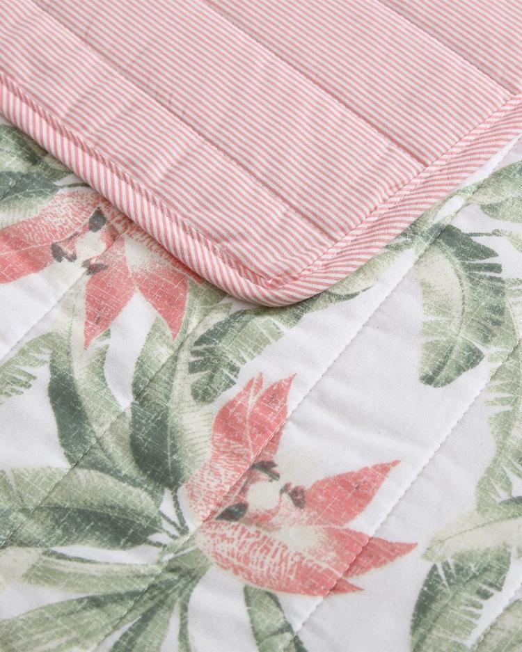 Beach &amp; Home Quilts &amp; Blankets | Tommy Bahama Acapulco Palms Reversible 2-Piece Twin Quilt Set Green