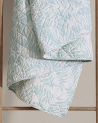 Beach &amp; Home Quilts &amp; Blankets | Tommy Bahama Art Of Palms Reversible 3-Piece King Quilt Set Blue