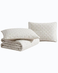 Beach &amp; Home Quilts &amp; Blankets | Tommy Bahama Bahama Fronds Reversible 3-Piece Full/Queen Quilt Set Brown