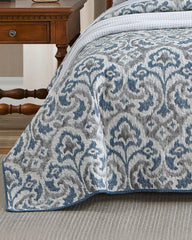 Beach &amp; Home Quilts &amp; Blankets | Tommy Bahama Cape Verde 3-Piece King Quilt Set Grey