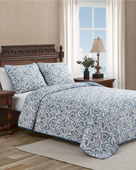 Beach &amp; Home Quilts &amp; Blankets | Tommy Bahama Cape Verde 3-Piece King Quilt Set Grey